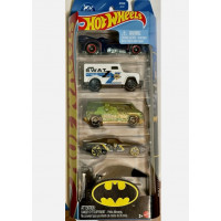 Набор Хот Вилс из 5 машинок Бетмен Hot Wheels Batman Mattel JKG08