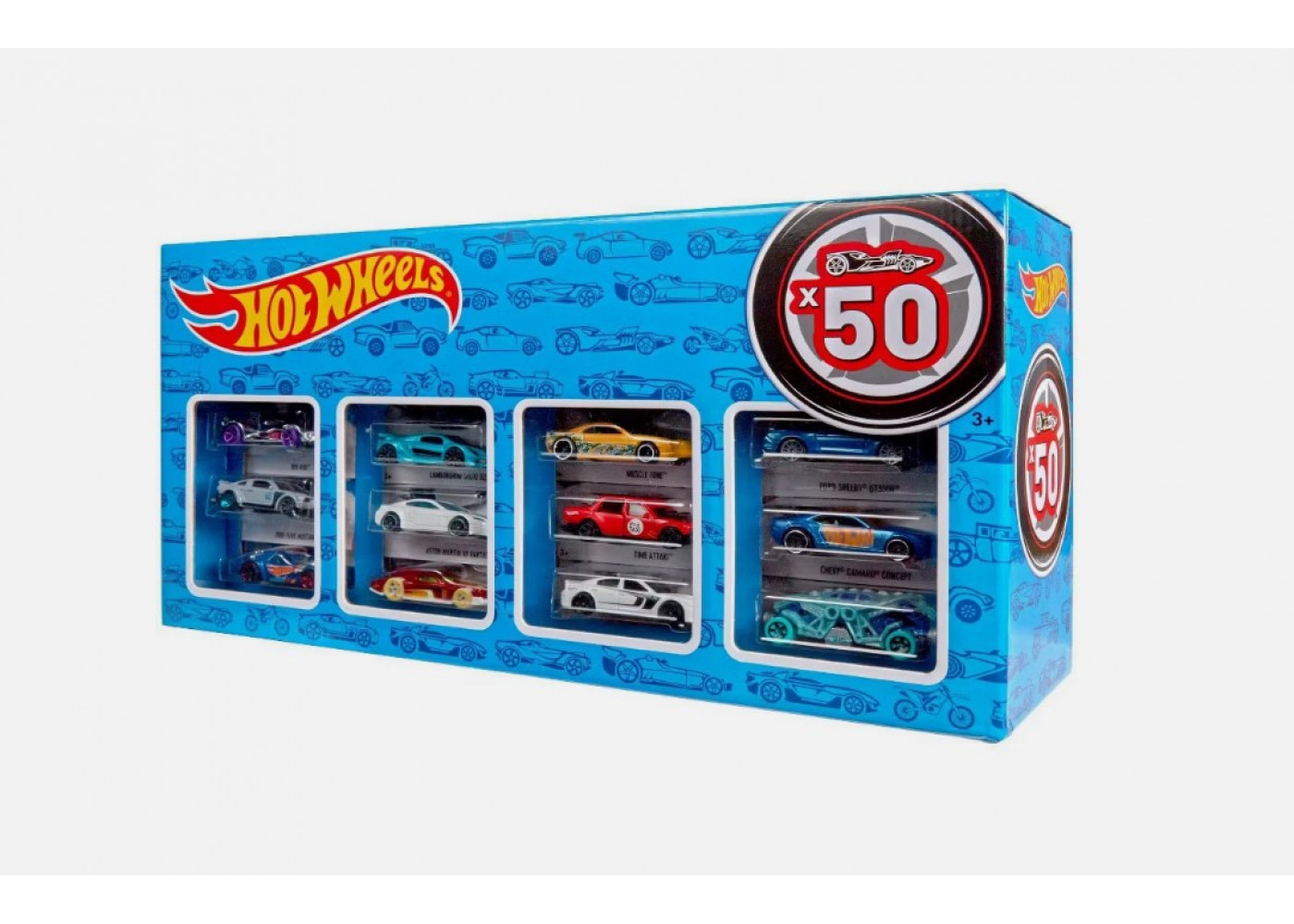 Набор Машинок Хот Вилс 50 шт 1:64 Hot Wheels Mattel CGN22
