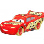 Набор из 4 Светящихся в Темноте Машинок Тачки в Масштабе 1:55 Disney Pixar Cars Glow Racers Mattel 16258
