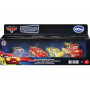 Набор из 4 Светящихся в Темноте Машинок Тачки в Масштабе 1:55 Disney Pixar Cars Glow Racers Mattel 16258
