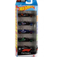 Набір із 5 болідів Хот Вілс F1 (Прим’ята Коробка) Racing Team Formula One Hot Wheels Mattel BJGF58