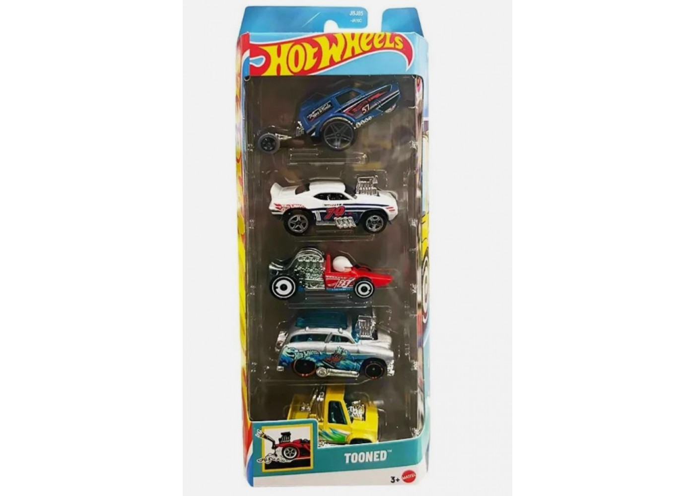 Набор из 5 Машинок Хот Вилс Tooned Hot Wheels Mattel JBJ85