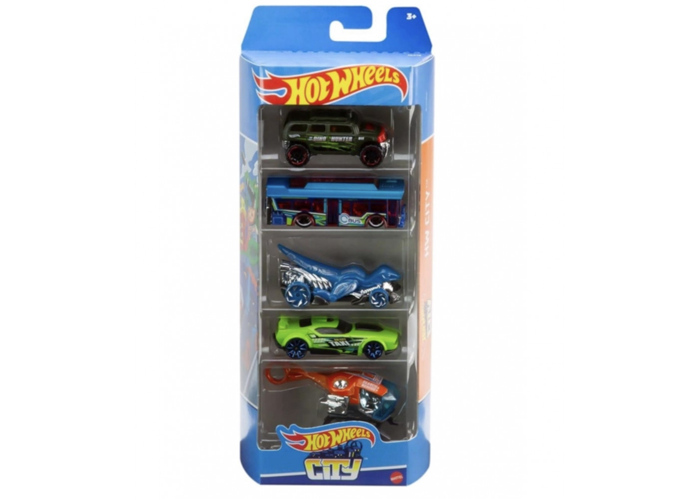 Набор из 5 машинок Хот Вилс City Hot Wheels Mattel HLY76