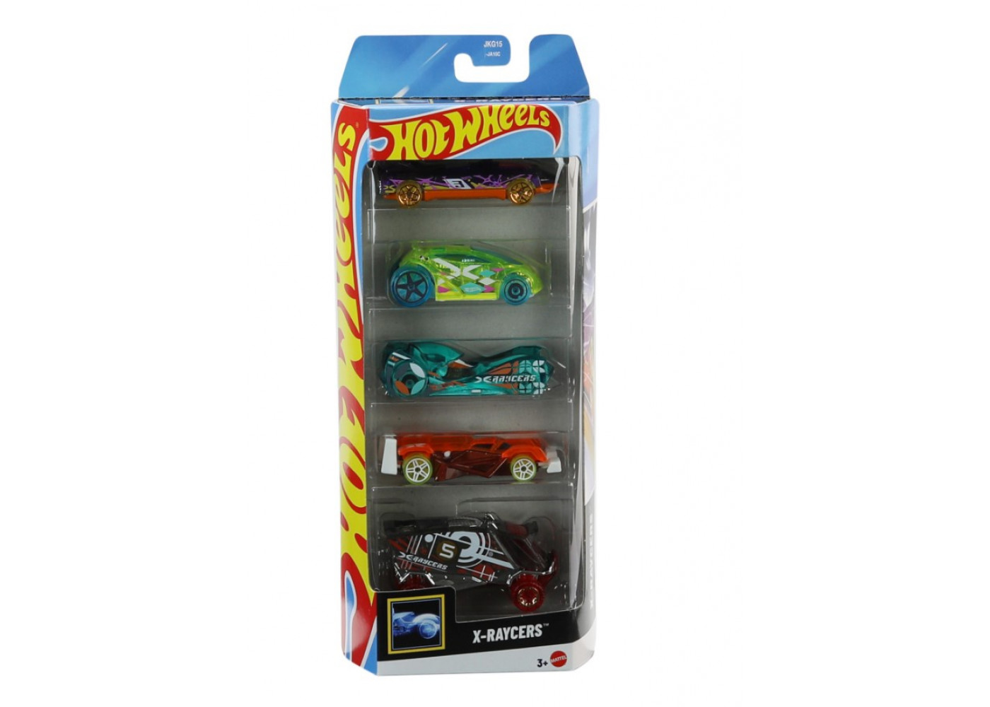 Набір із 5 машинок Хот Вілс X-Raycers Hot Wheels Mattel JKG15