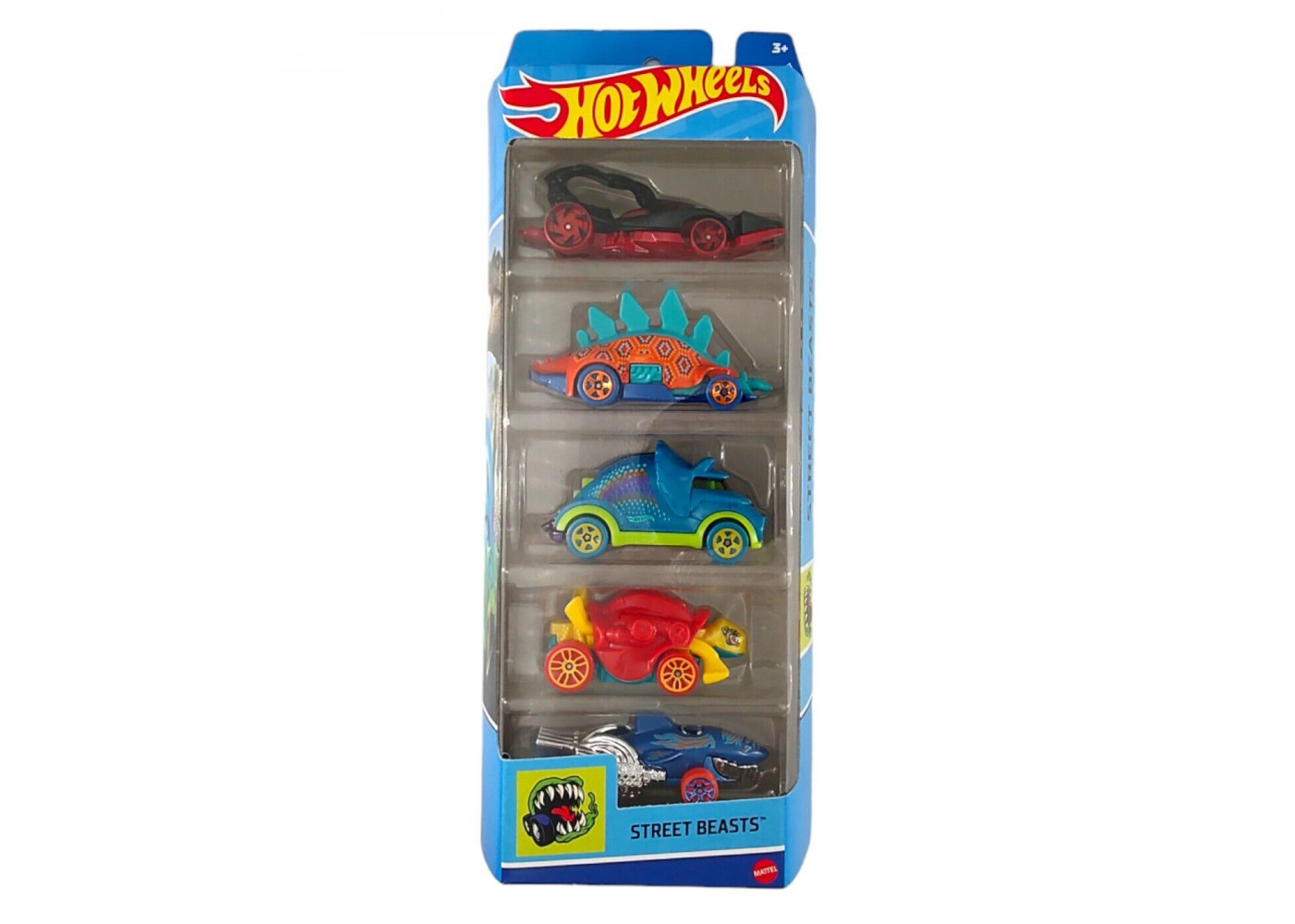 Набор из 5 машинок Хот Вилс Street Beasts Hot Wheels Mattel HLY77