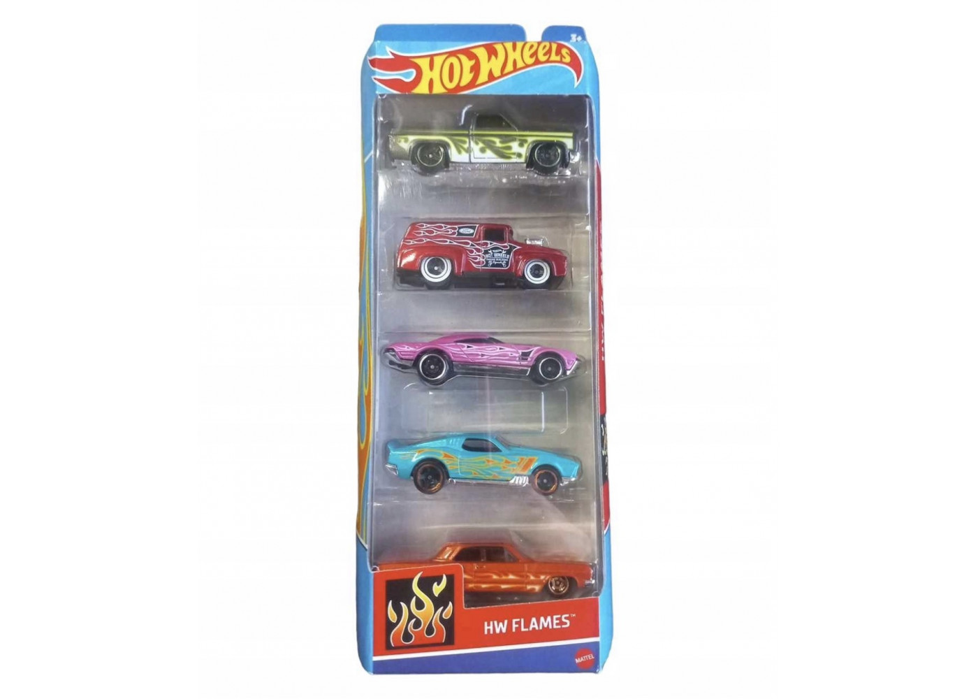 Набір із 5 машинок Хот Вілс FLAMES Hot Wheels Mattel HTV47