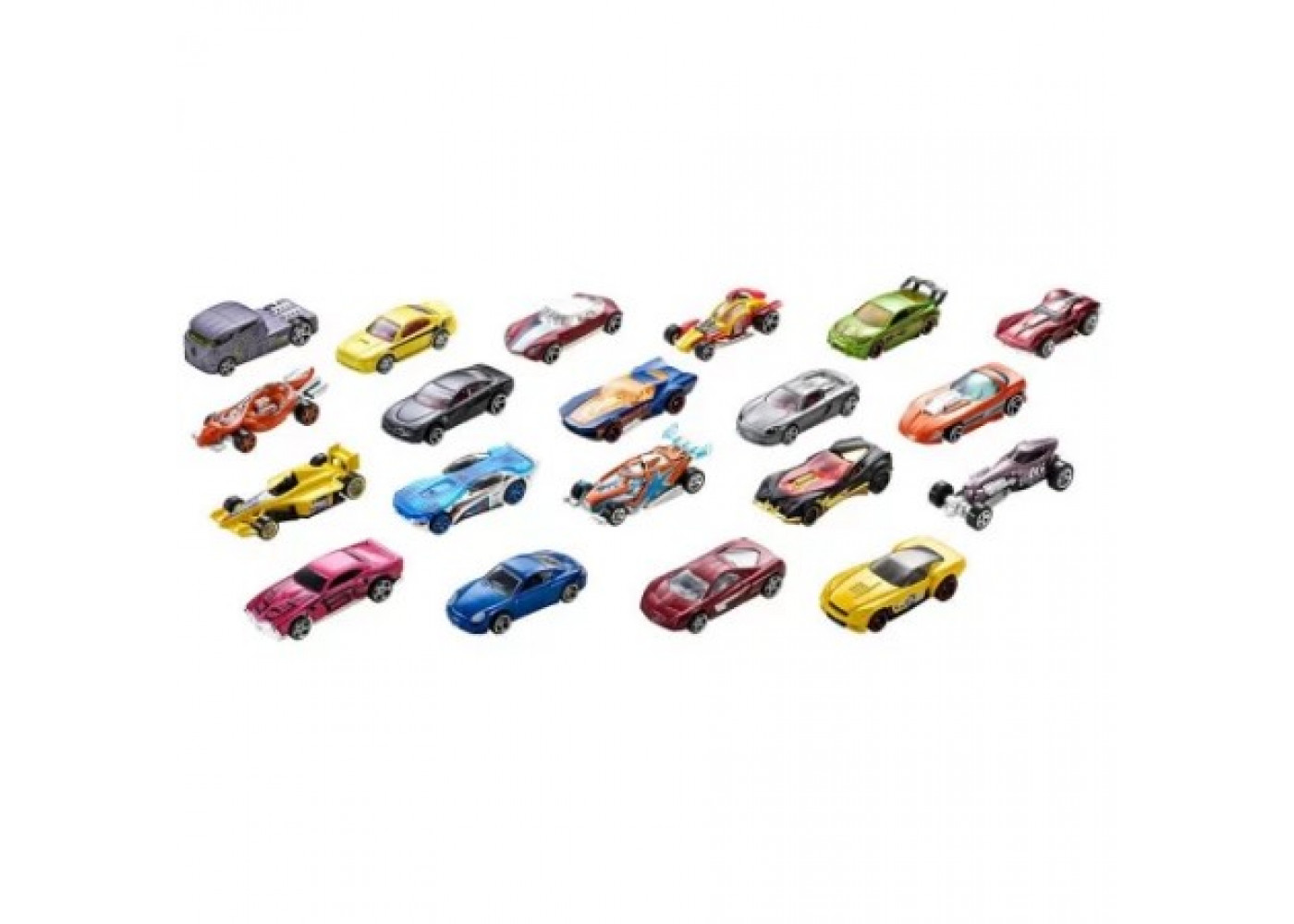 Набор машинок Хот Вилc 20 шт (Уценка) Hot Wheels 20-Car Gift Pack Mattel BH7045