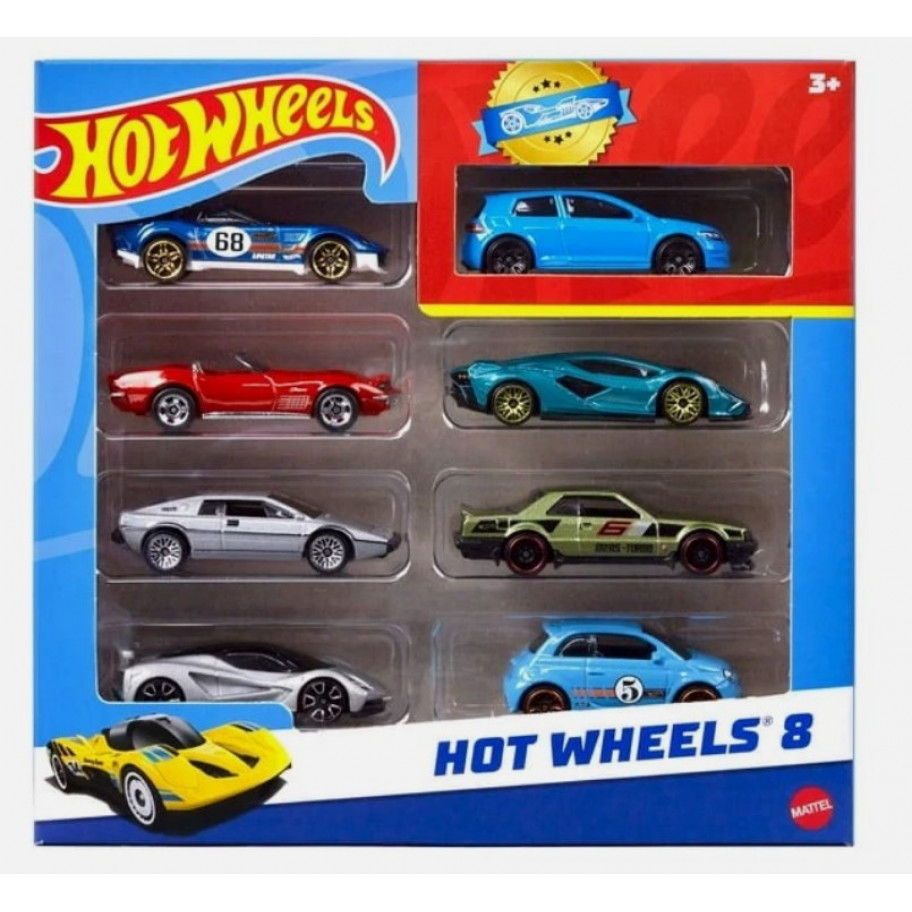 Набір машинок Хот Вилc  8 шт Hot Wheels 8-Car 1 Exclusive Mattel HPV78