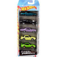 Набір з 5 машинок Хот Вілс 1:64 Hot Wheels Fast & Furious Mattel JDR19