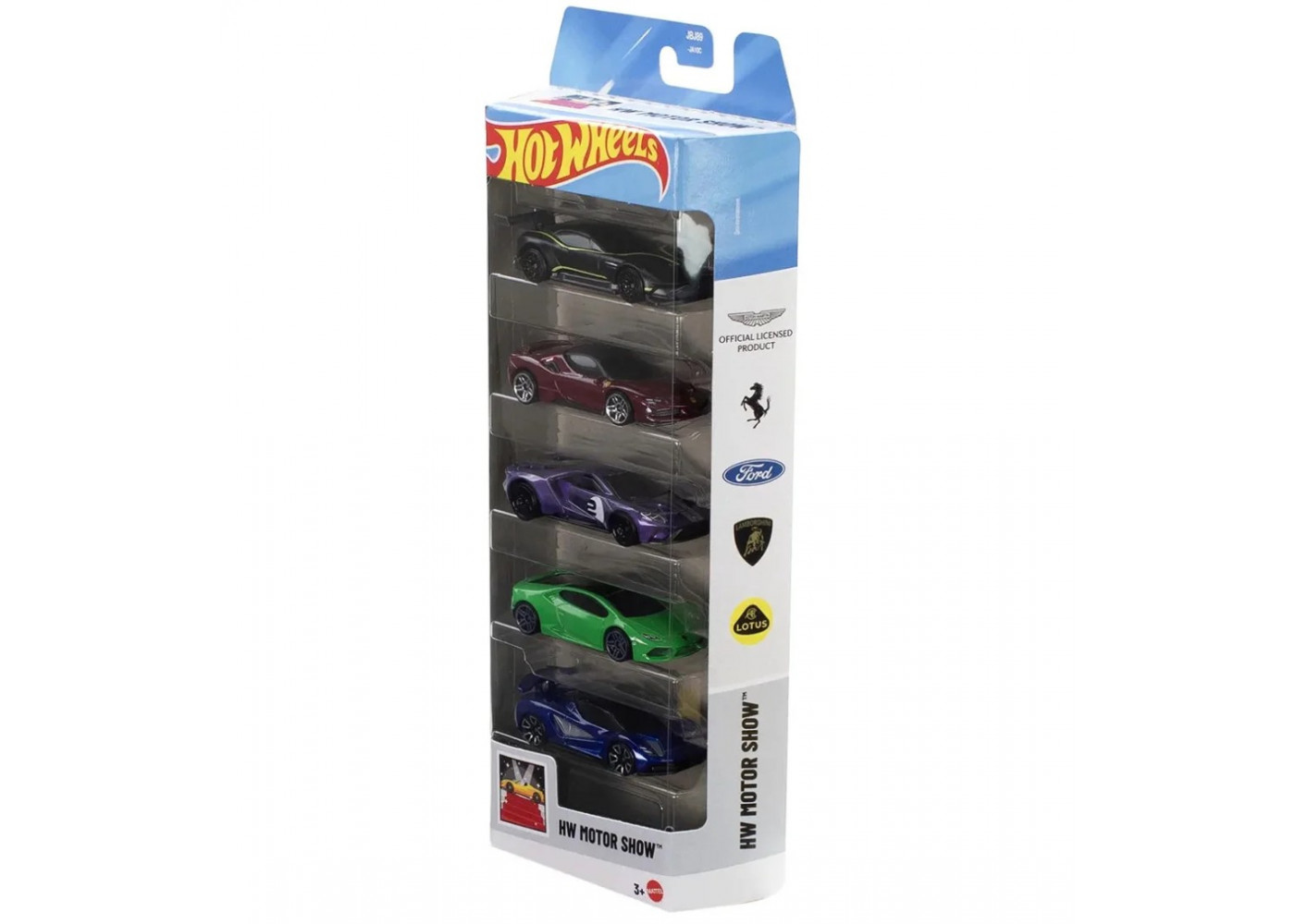 Набор из 5 машинок Хот Вилс Hot Wheels 1:64 HW Motor Show Mattel JBJ89