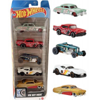 Набір з 5 машинок Хот Вілс Hot Wheels 1:64 HW Hot Rods Mattel JKG11