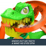 Трек Хот Вілс Сіті Атака Вогняного Ті-Рекса Hot Wheels City T-Rex Blaze Battle Track Set Mattel JBM73