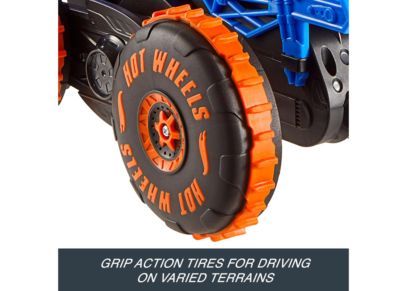 Машинка Радиоуправляемая Хот Вилс Монстр Трак Тигровая акула Monster Trucks RC Tiger Shark Hot Wheels JFR39