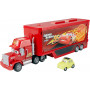 Трейлер Автовоз Маквин Тачки с Двумя Машинками Trailer Car Transporter Makvin Cars With Two Cars Mattel  DXY87