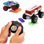 Набор 2 шт Хот Вилс Монстр Трак 1:24 на Пульте Управления Monster Trucks Demolition Doubles Hot Wheels HGV89