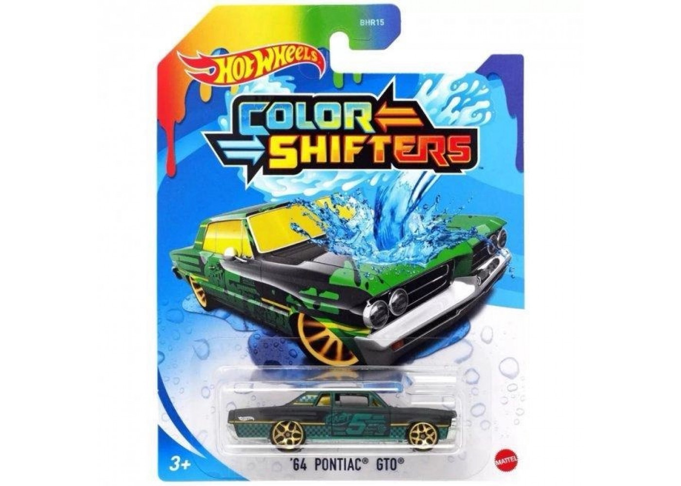 Машинка Хот Вилс 1:64 Меняет Цвет Color Shifters 64 Pontiac GTO Hot Wheels BHR53