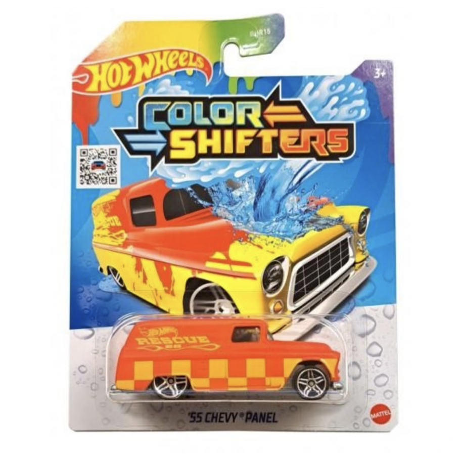 Машинка Хот Вилс 1:64 Меняет Цвет Color Shifters 55 CHEVY PANE Hot Wheels BHR17
