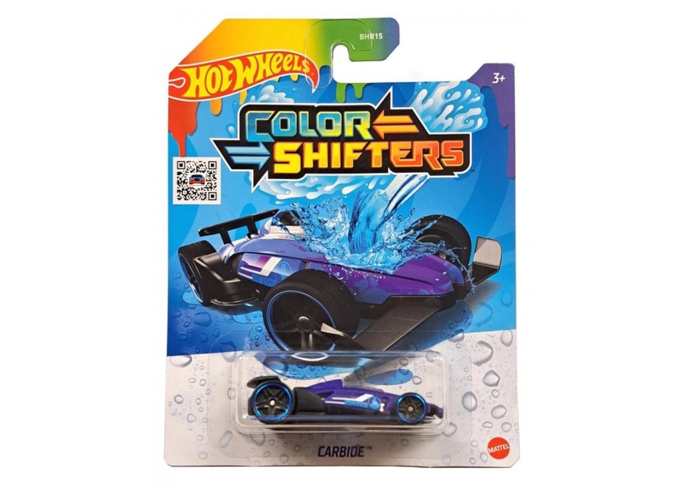 Машинка Хот Вилс 1:64 Меняет Цвет Color Shifters CARBIDE Hot Wheels BHR54