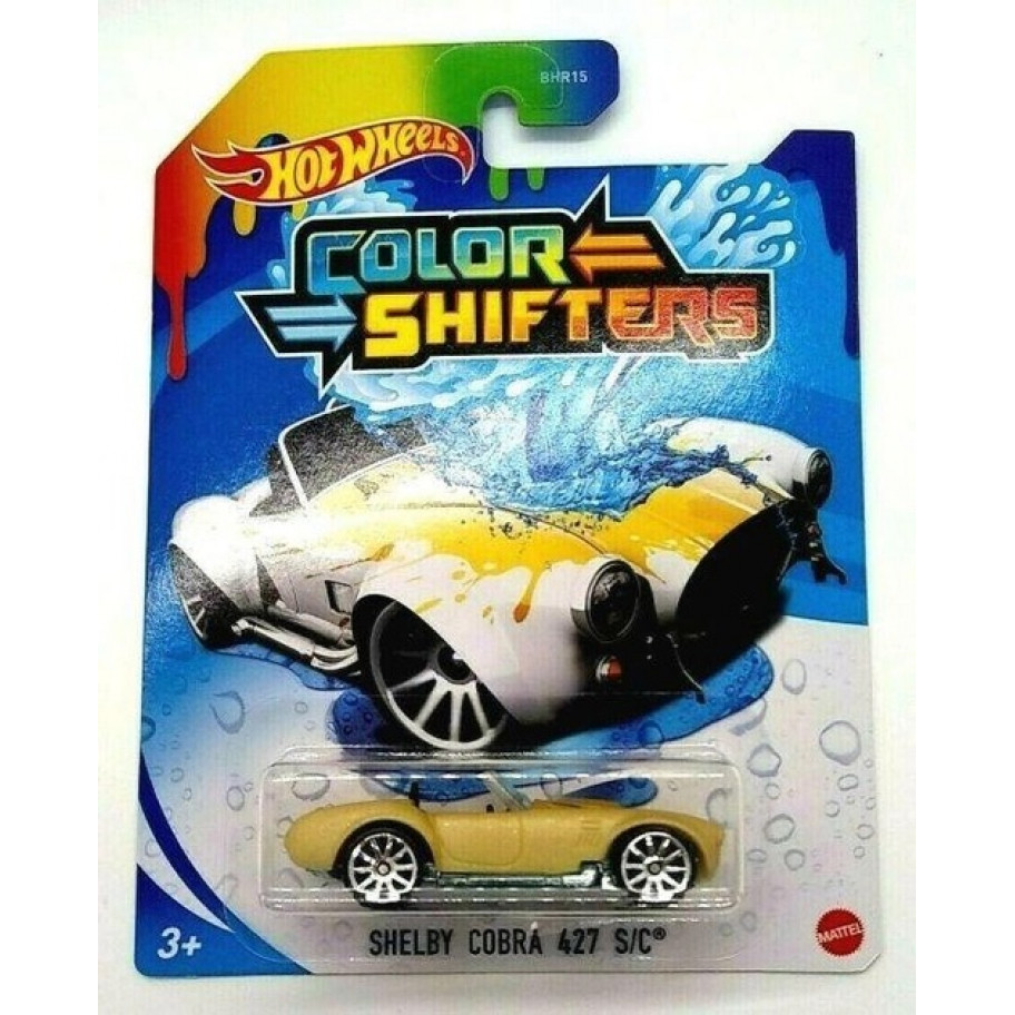 Машинка Хот Вилс 1:64 Меняет Цвет Color Shifters Shelby Cobra 427 S/C Hot Wheels CFM48