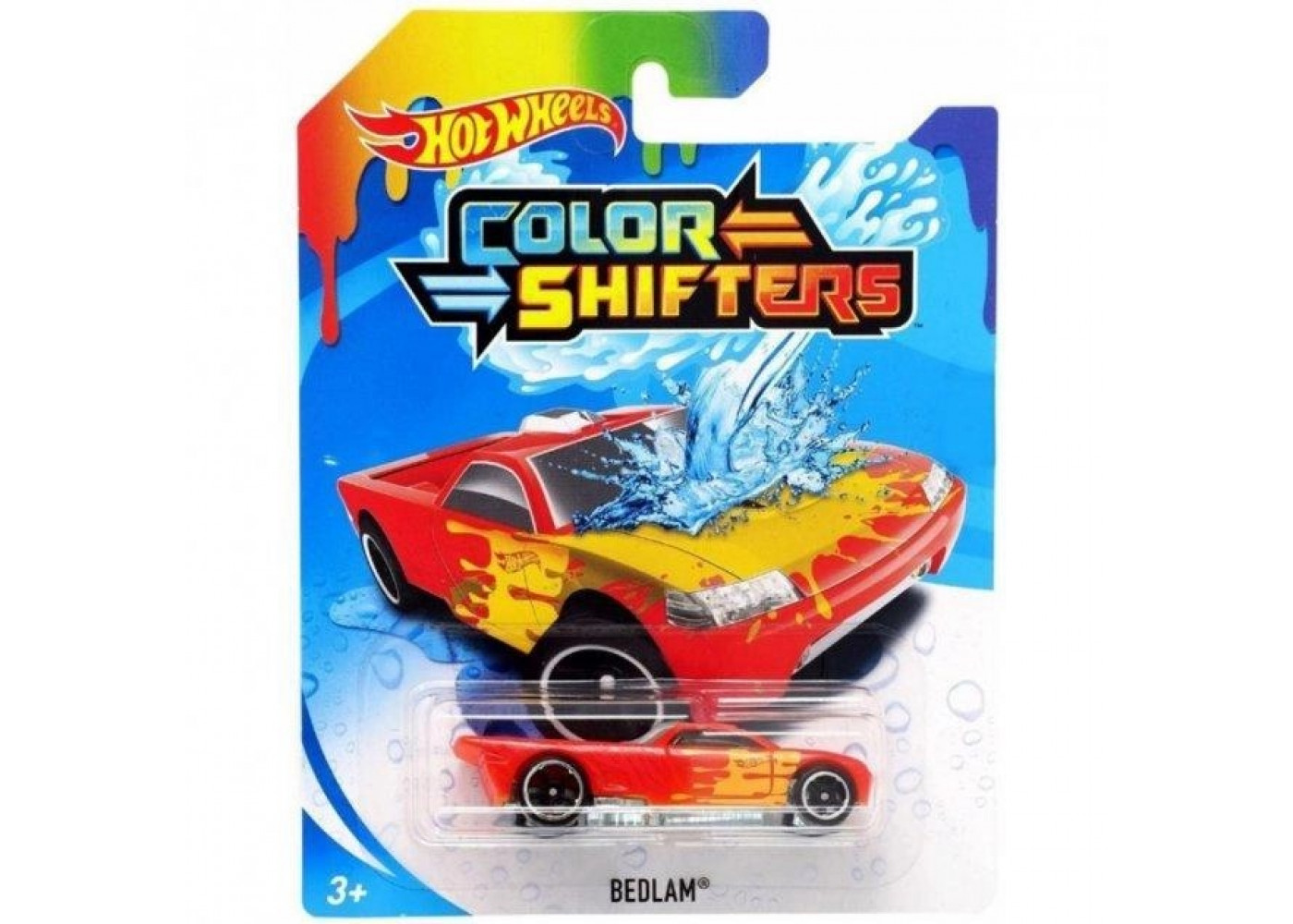Машинка Хот Вилс 1:64 Меняет Цвет Color Shifters Bedlam Hot Wheels GBF23