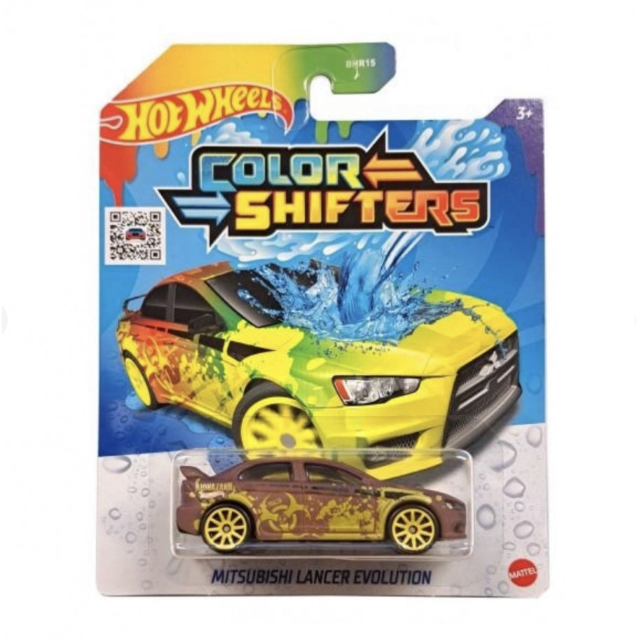Машинка Хот Вилс 1:64 Меняет Цвет Color Shifters Mitsubishi Lancer Evolution Hot Wheels CFM40