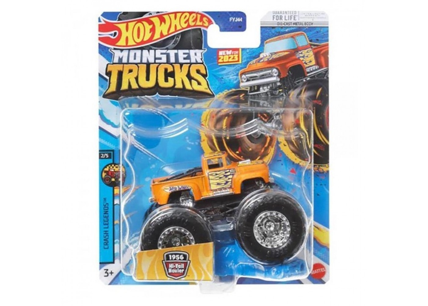 Машинка Хот Вілс Монстр Трак Monster Trucks 1956 Hi-Tail Hauler Hot Wheels HKM33