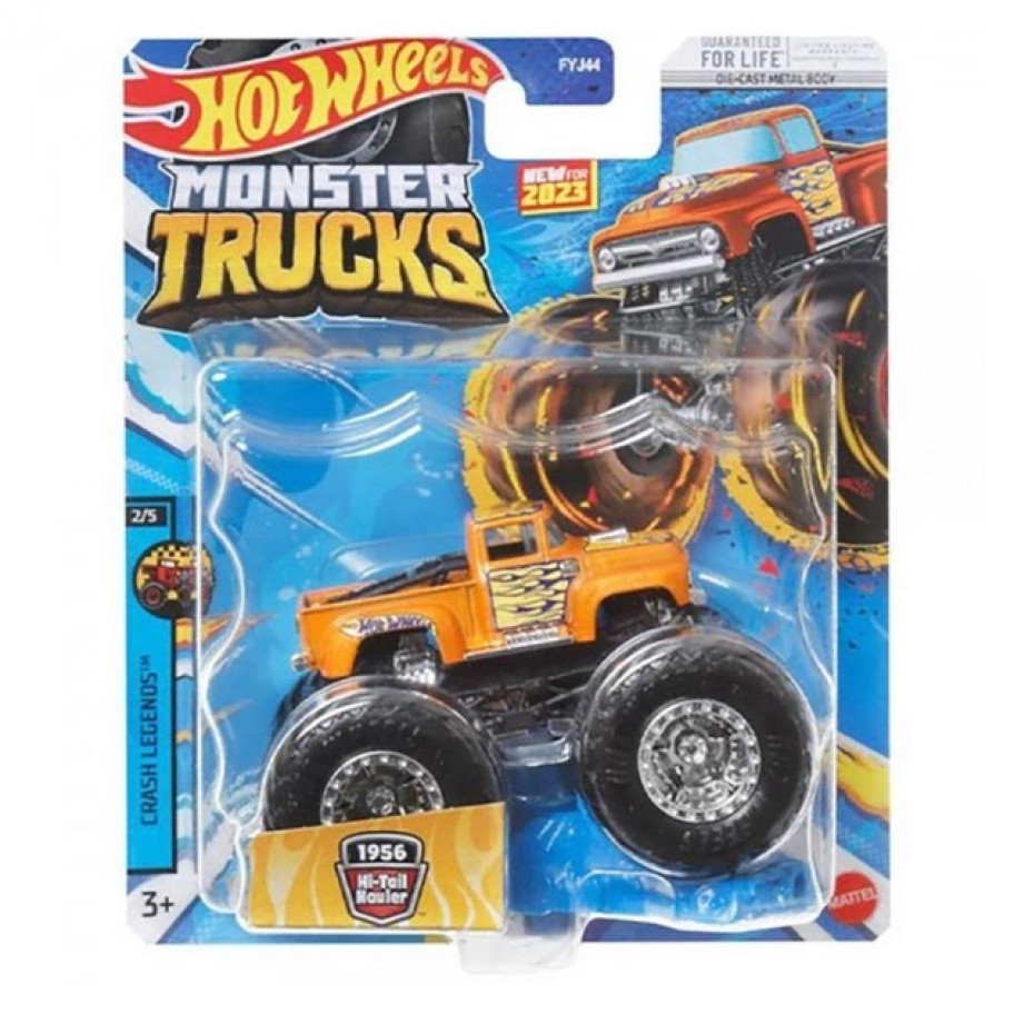 Машинка Хот Вілс Монстр Трак Monster Trucks 1956 Hi-Tail Hauler Hot Wheels HKM33