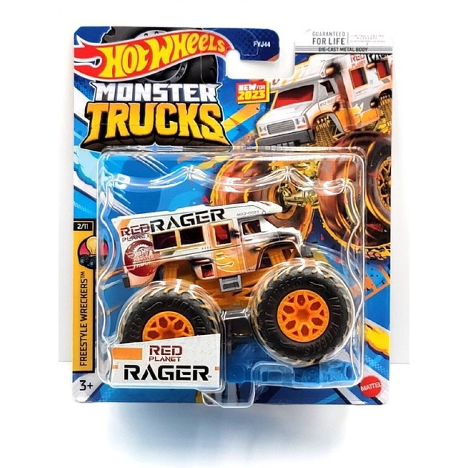 Машинка Хот Вілс Монстр Трак Monster Trucks Red Planet Rager Hot Wheels HLT10