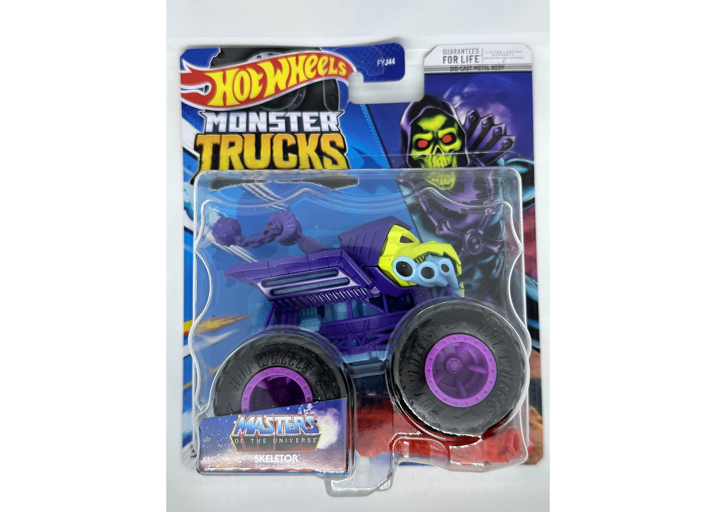 Машинка Хот Вілс Монстр Трак Monster Trucks Skeletor Hot Wheels HNW36