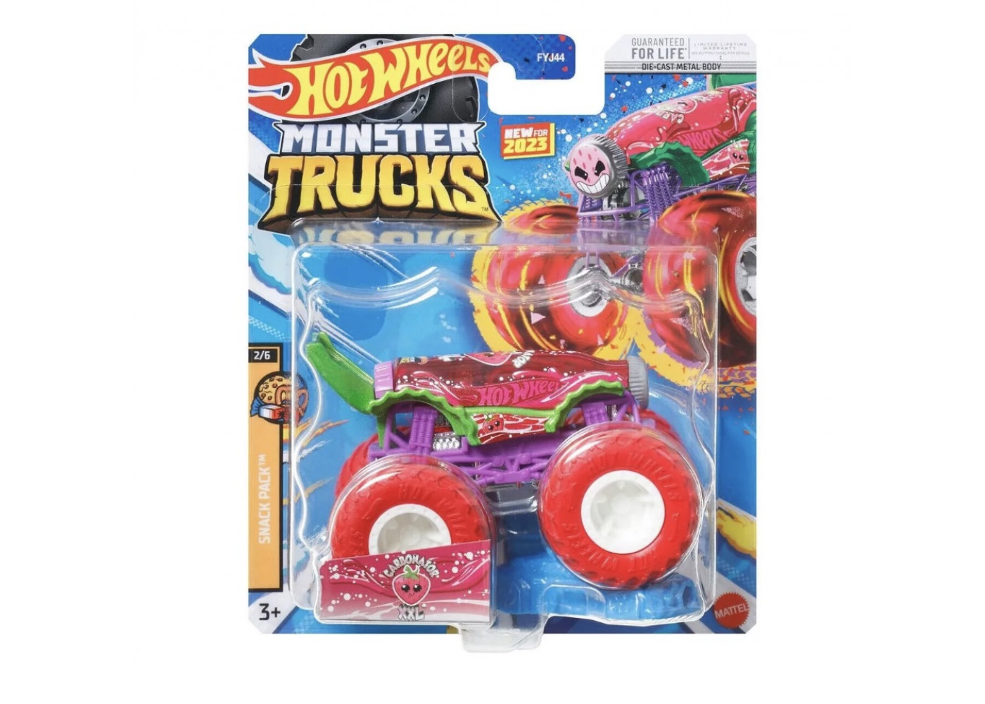 Машинка Хот Вілс Монстр Трак Monster Trucks Carbonator Hot Wheels HLR88