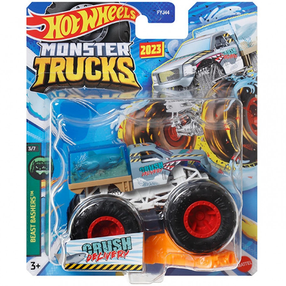 Машинка Хот Вілс Монстр Трак Monster Trucks Crush Delivery Hot Wheels HKM42