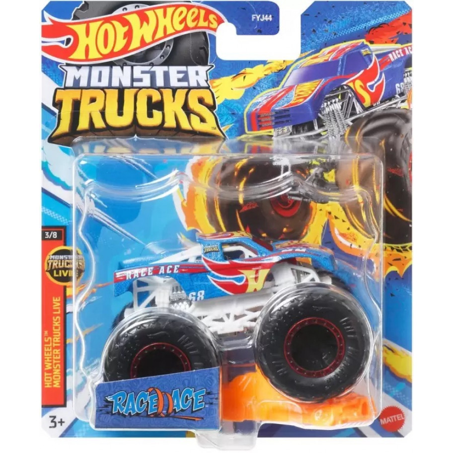 Машинка Хот Вілс Монстр Трак Monster Trucks Race Ace Hot Wheels HNW27