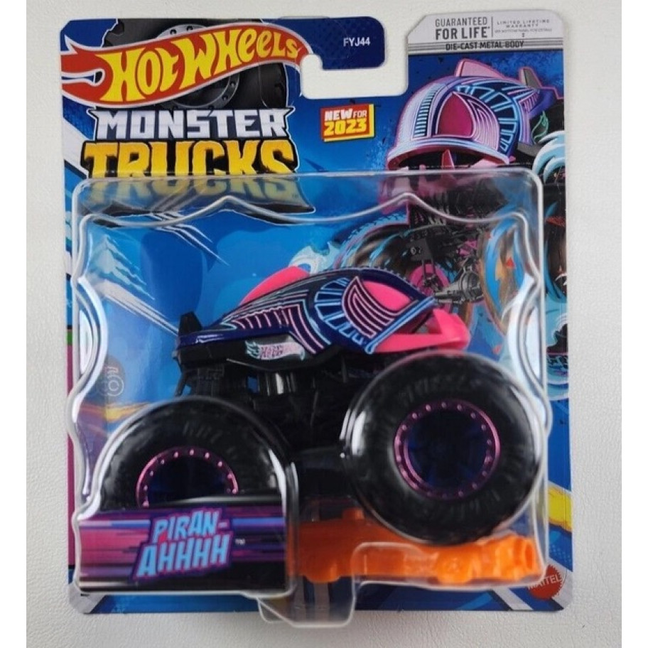 Машинка Хот Вілс Монстр Трак Monster Trucks Piran-Ahhhh Hot Wheels HLT03