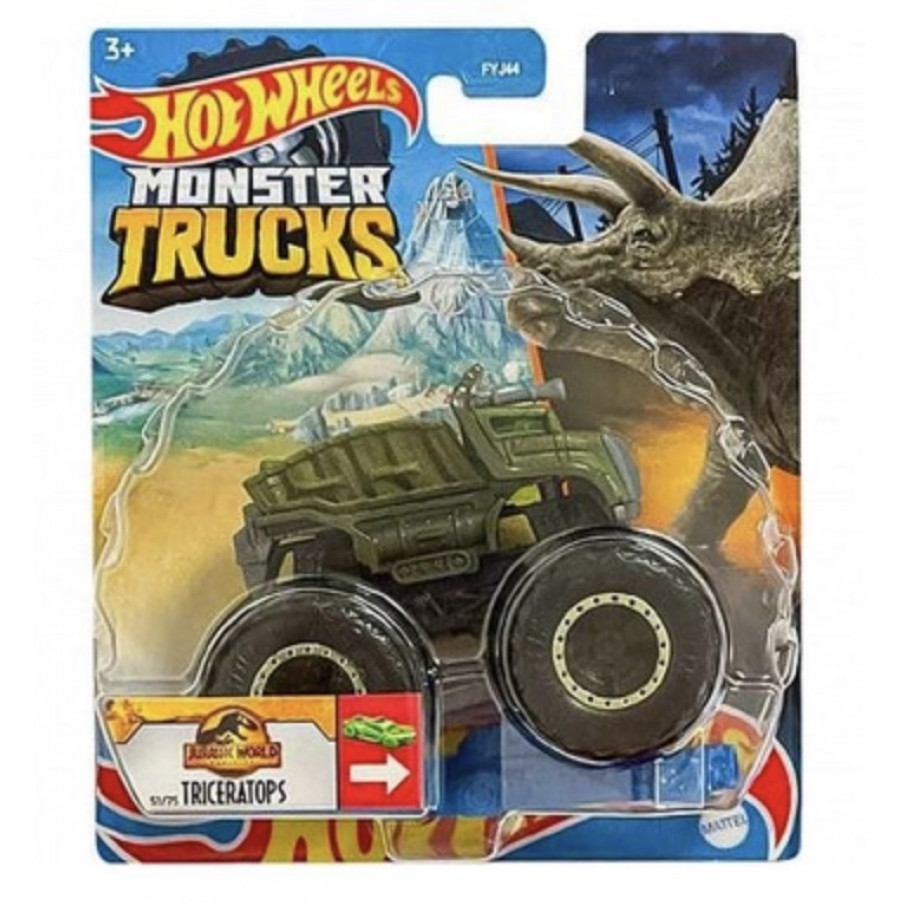 Машинка Хот Вілс Монстр Трак Monster Trucks Triceratops Hot Wheels HCP44