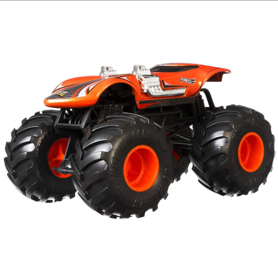 Машинка Спортивный Монстр Трак 20 см (Повреждена Корока) Hot Wheels Monster Trucks Twin Mill Mattel GWK98