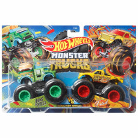 Машинки Хот Вилс Монстр Трак Monster Trucks Bins of Steel VS All Fried up Hot Wheels HLT64