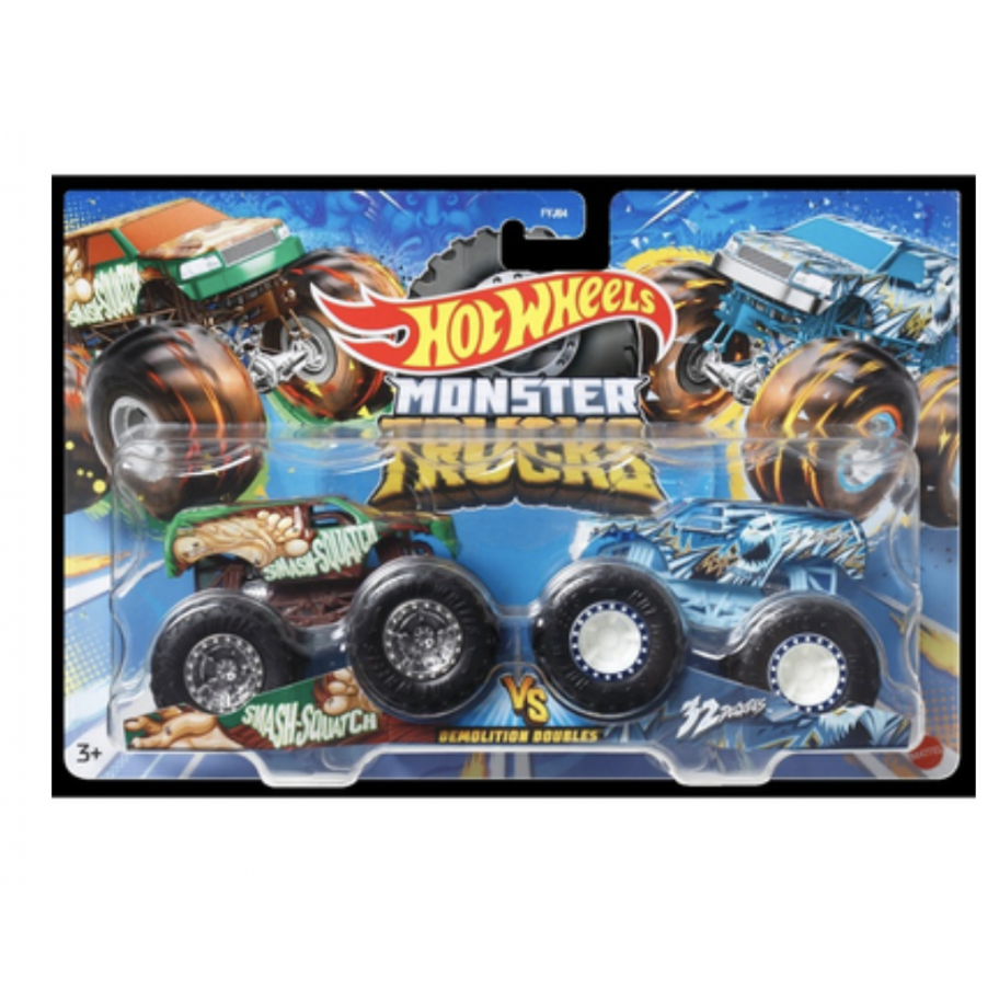 Машинки Хот Вілс Монстр Трак Monster Trucks Smash-squatch vs 32Degrees Hot Wheels HLT65