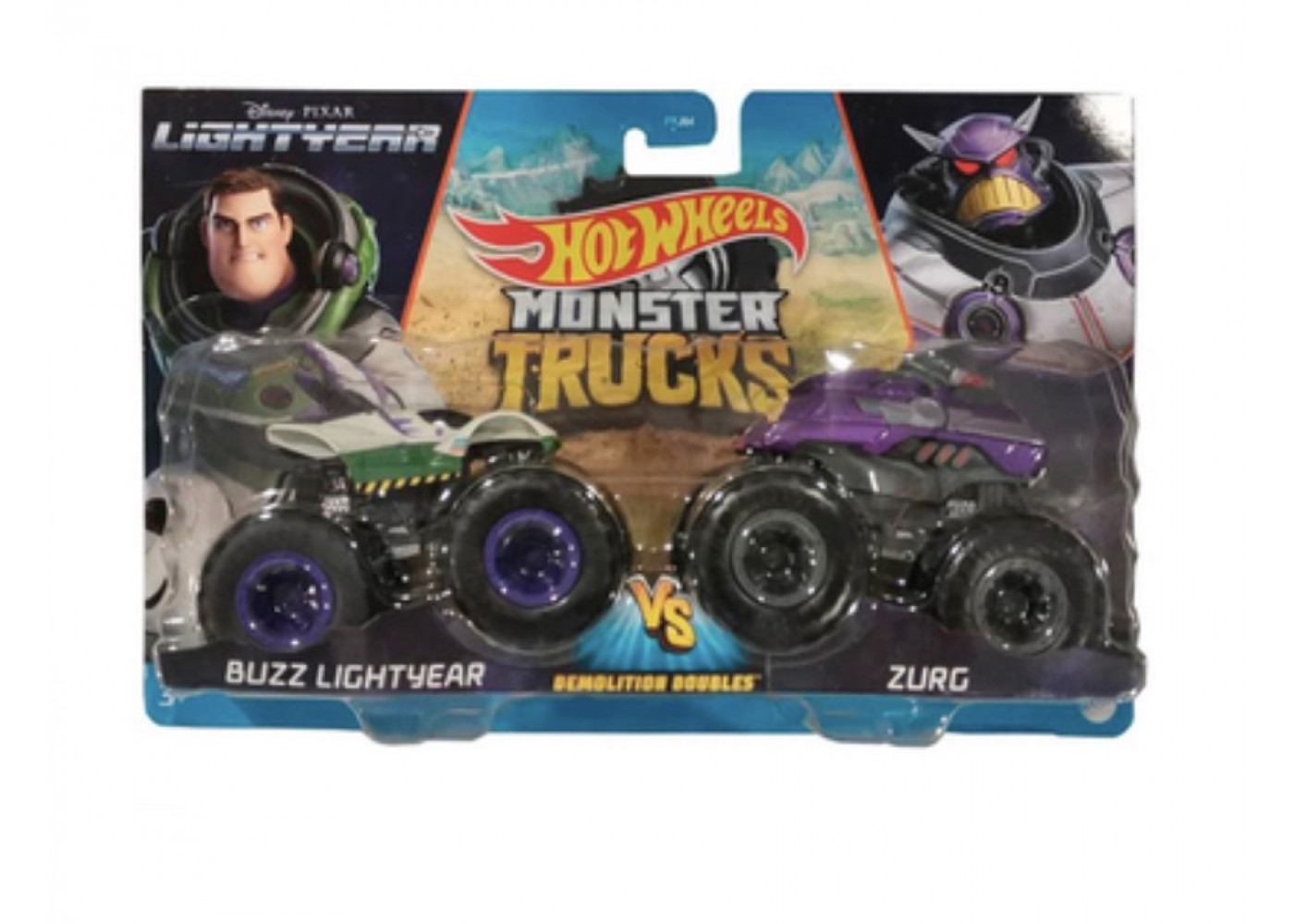 Машинки Хот Вілс Монстр Трак Monster Trucks Buzz Lightyear vs Zurg Hot Wheels HNX24