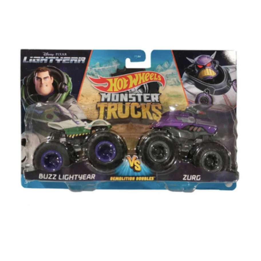 Машинки Хот Вілс Монстр Трак Monster Trucks Buzz Lightyear vs Zurg Hot Wheels HNX24