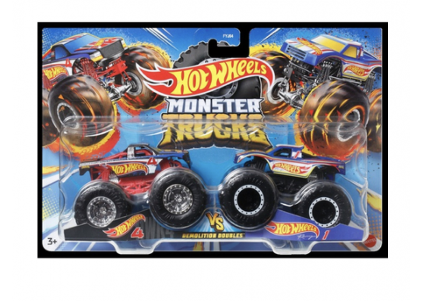 Машинки Хот Вілс Монстр Трак Monster Trucks 4 vs 1 Hot Wheels HNX29