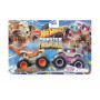 Машинки Хот Вилс Монстр Трак Monster Trucks Carbonator vs Ibad Scoop Hot Wheels HNX27