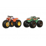 Машинки Хот Вілс Монстр Трак Monster Trucks Tri to cruch me vs Baja buster Hot Wheels HLT66