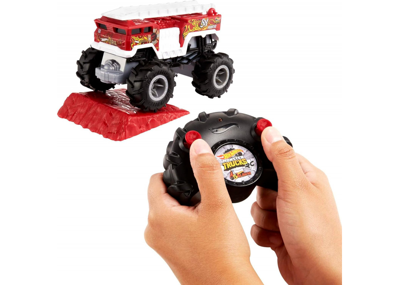 Купить Машинка Хот Вилс Монстр Трак 1:24 на Пульте Управления Monster  Trucks 5-Alarm Hot Wheels HJK72 по цене 1 089 грн. от производителя