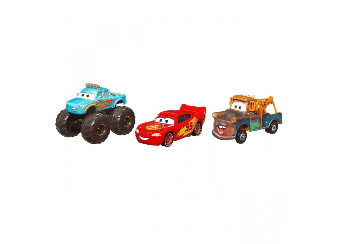 Набор автомобилей Тачки Молния Маквин Айви Шериф Мэтр Disney Pixar Cars Lightning McQueen Ivy & Mater Mattel HPL99