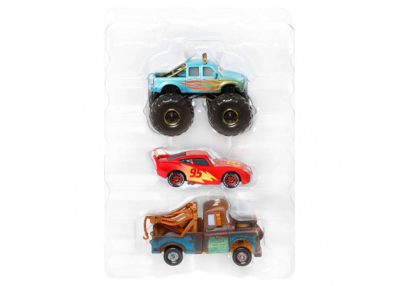 Набор автомобилей Тачки Молния Маквин Айви Шериф Мэтр Disney Pixar Cars Lightning McQueen Ivy & Mater Mattel HPL99