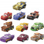 Набір з 10 машинок Тачки Disney Pixar Cars Mini Racers Mattel GKG23