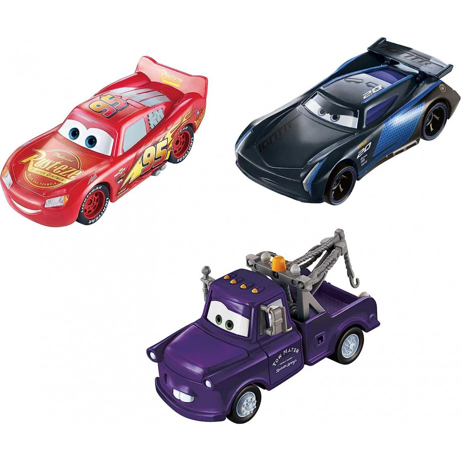 Набір 3 шт Машинки Тачки змінюють колір Disney Pixar Cars Color Changers Mattel GPB03