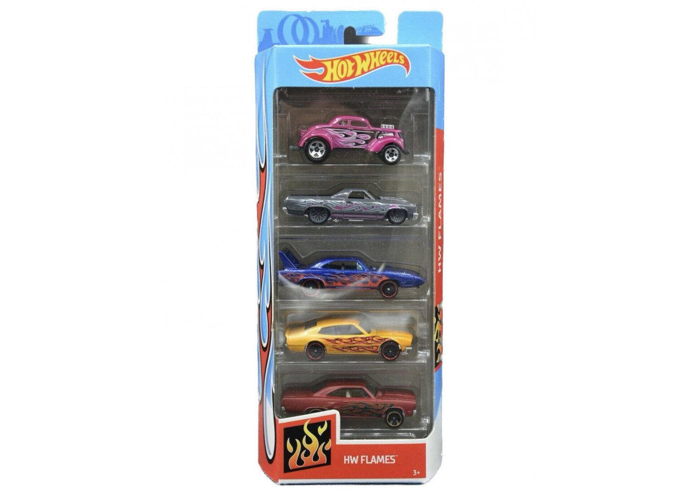 Набір з 5 машинок Хот Вілс HW FLAMES Hot Wheels Mattel GPF24