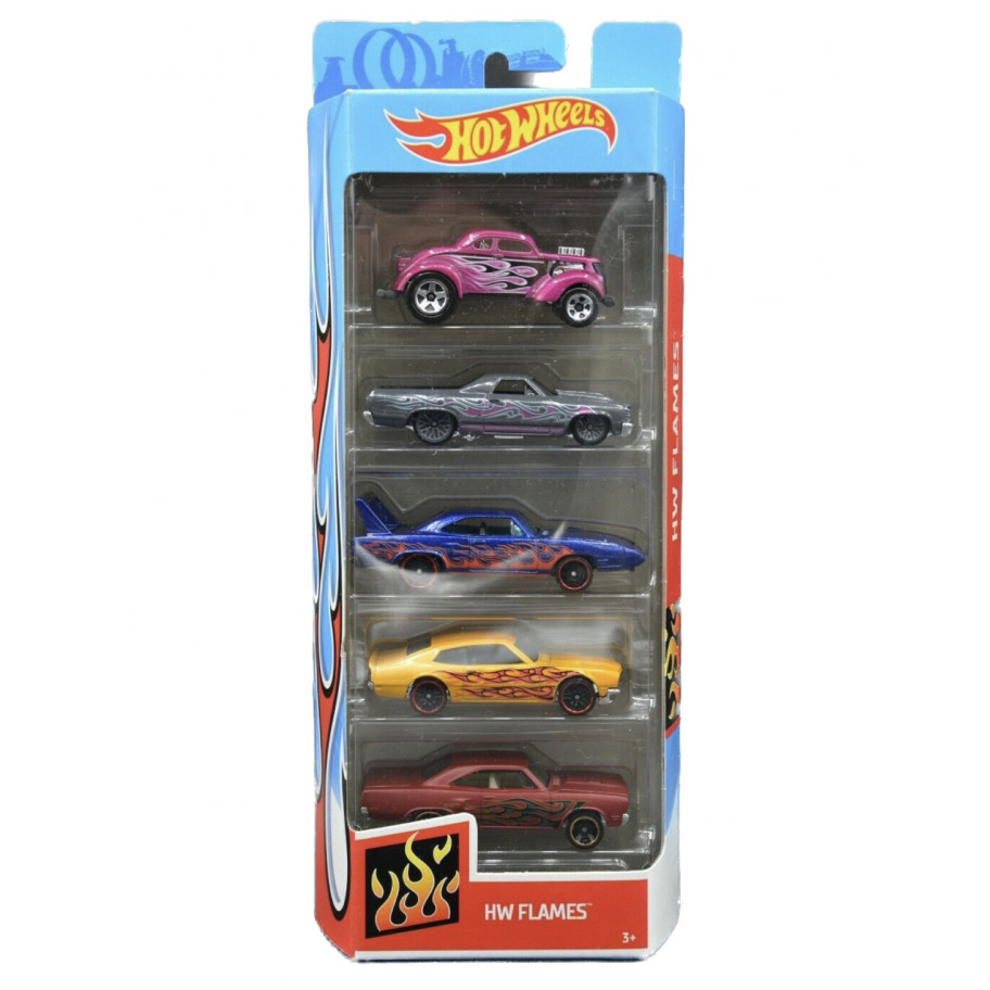 Набір з 5 машинок Хот Вілс HW FLAMES Hot Wheels Mattel GPF24