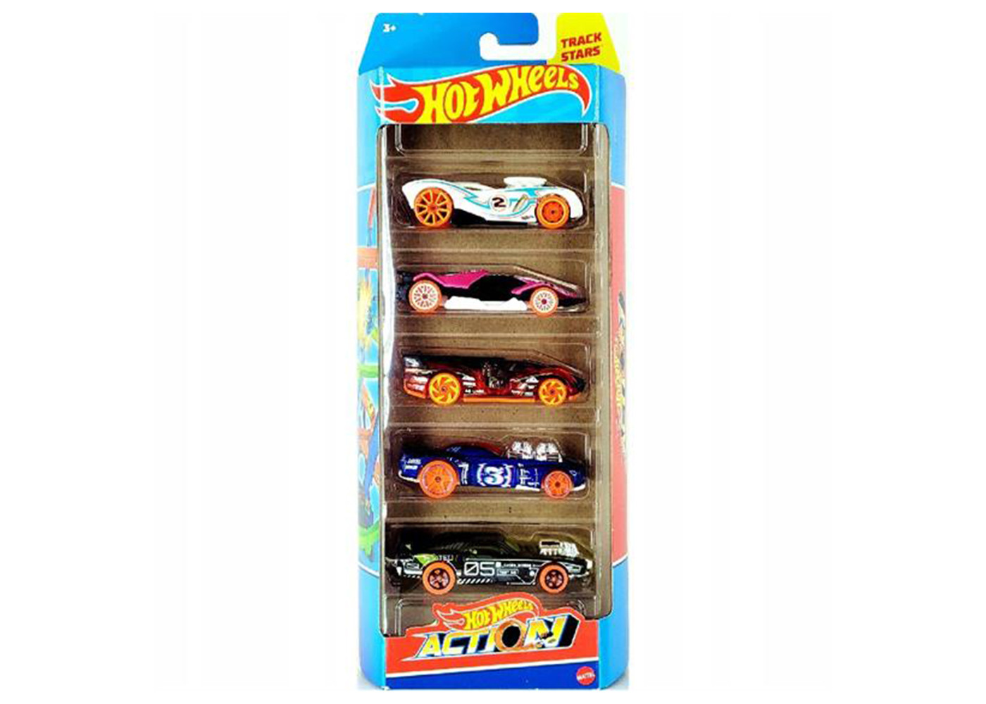 Набір із 5 машинок Хот Вілс Action Hot Wheels Mattel HLY66